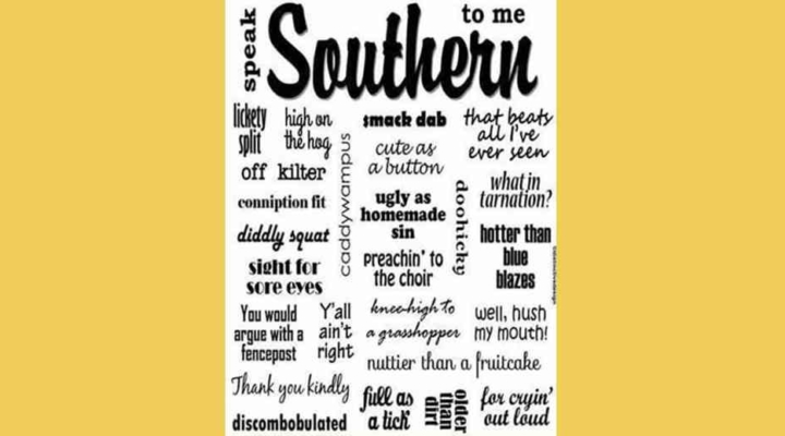 Poster: Southern Slang | Cornett's Corner